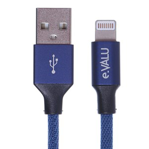 Dây cáp Lightning 2 m e.VALU LTL-04 Màu Xanh Dương