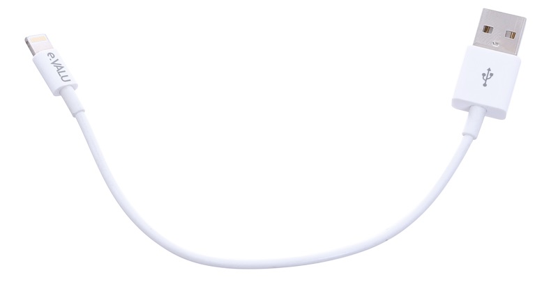 Dây cáp Lightning 0.2 m eValu AL01-200 - Gọn gàng thuận tiện mang theo khi đi học, du lịch… Dây cáp Lightning 0.2 m eValu AL01-200 - Gọn gàng thuận tiện mang theo khi đi học, du lịch…