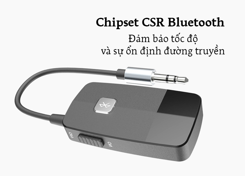 Adapter Bluetooth cổng 3.5mm Roman J205 - Sử dụng công nghệ tiên tiến