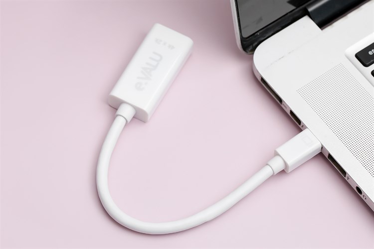 Cáp chuyển Mini DisplayPort - HDMI Female 14 cm e.VALU LT8611SX Màu Trắng