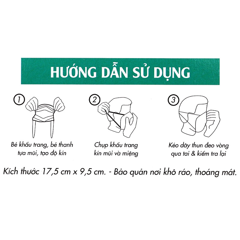 Hộp 20 cái khẩu trang y tế Niva 3 lớp 4