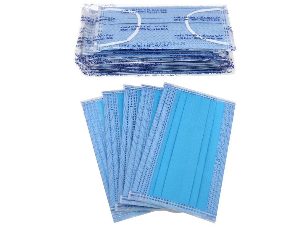 Khẩu trang y tế KHATRACO 4 lớp hộp 20 cái - Giao màu ngẫu nhiên 7