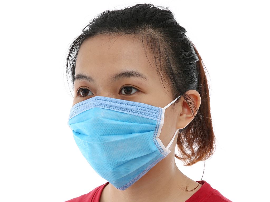 Khẩu trang y tế KHATRACO 4 lớp hộp 20 cái - Giao màu ngẫu nhiên 8