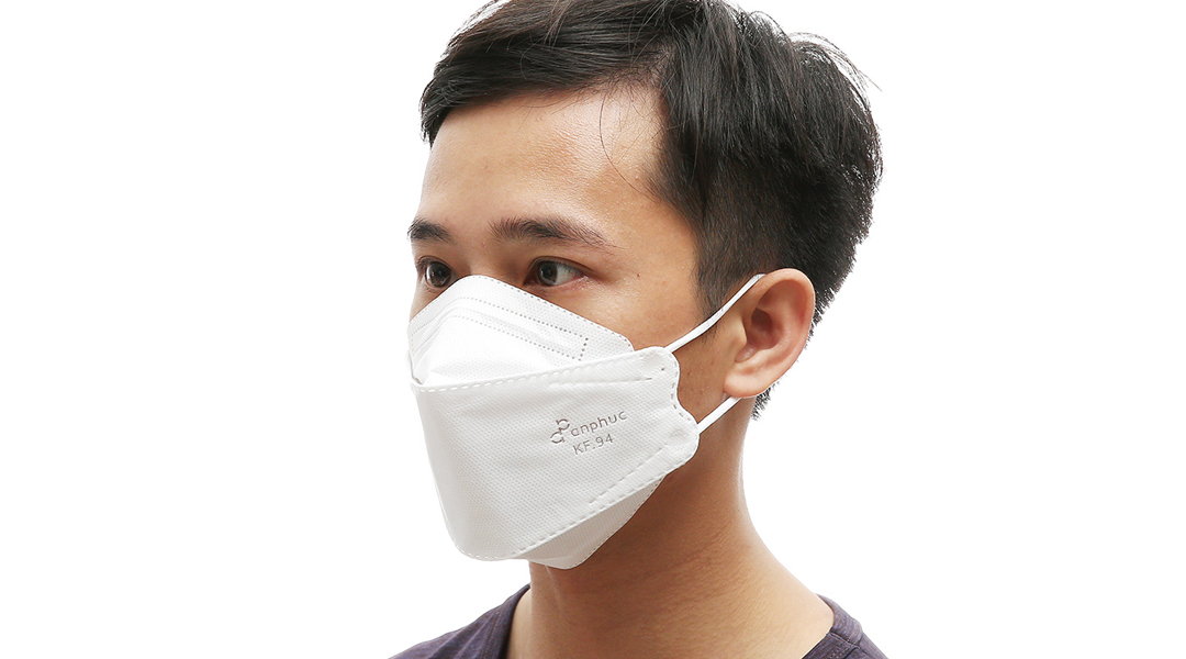 Khẩu trang y tế An Phúc KF94-4D Care màu trắng