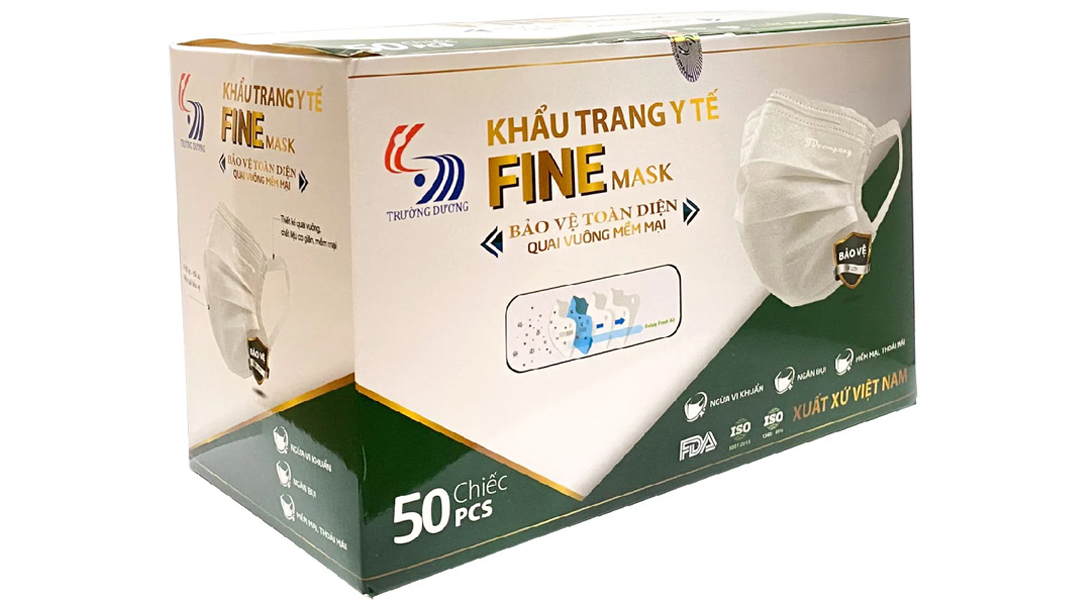 Khẩu trang y tế Fine Mask màu trắng hộp 50 cái giảm giá 15% - 06 ...