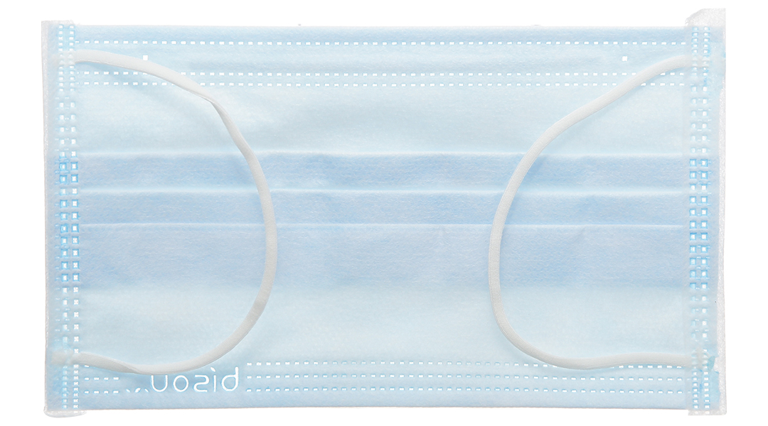 Khẩu trang y tế Bísou 4 lớp màu xanh