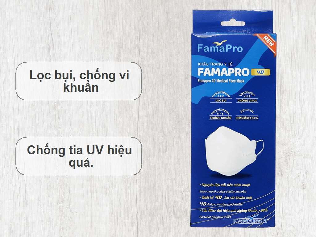 Famapro 4D có kháng khuẩn không?
