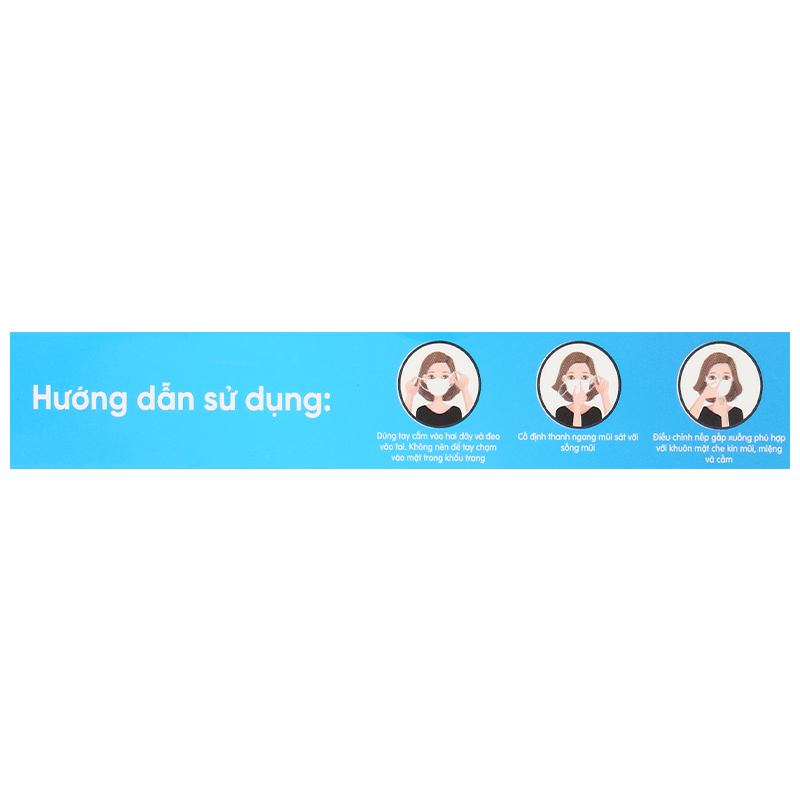 Hộp 10 cái khẩu trang y tế 5D FAMAPRO quai chun 3 lớp 10