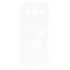 Ốp lưng Galaxy J2 Prime Nhựa dẻo Crystal Cosano SR170702 Heo