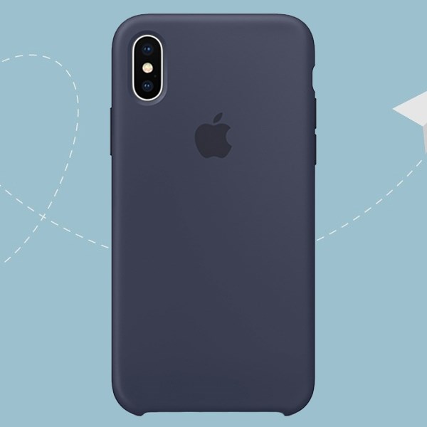 Ốp lưng iPhone X Silicone Apple MQT32 Xanh Dương