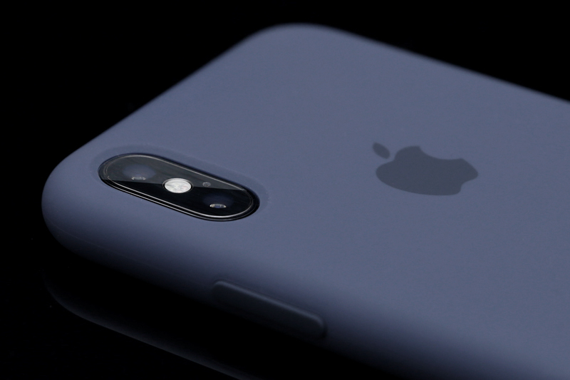 Ốp lưng iPhone X Silicone Apple MQT32 Xanh Dương Màu Xanh Dương