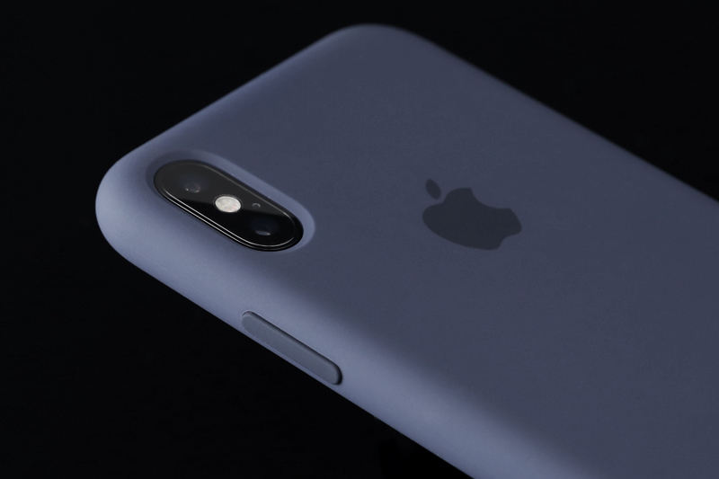 Ốp lưng iPhone X Silicone Apple MQT32 Xanh Dương Màu Xanh Dương