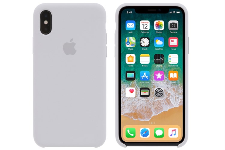 Ốp lưng iPhone X Silicone Apple MQT22 Trắng Màu Trắng