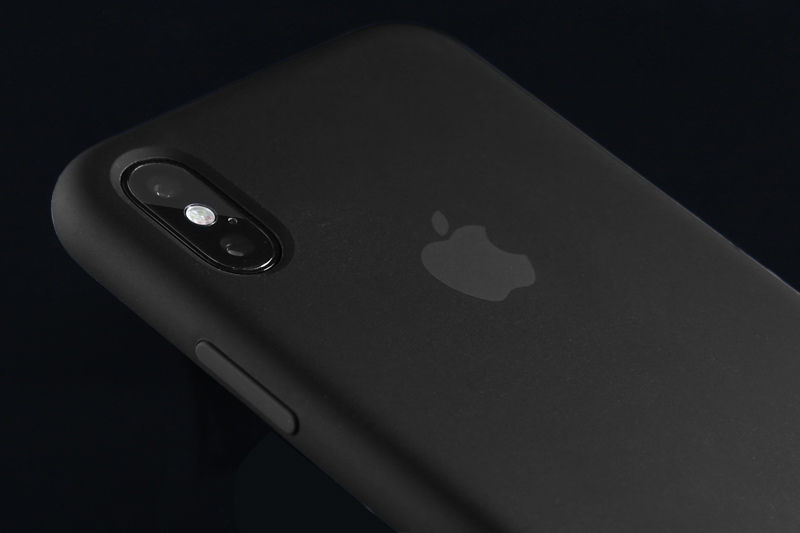 Ốp lưng iPhone X Silicone Apple MQT12 Đen Màu Đen