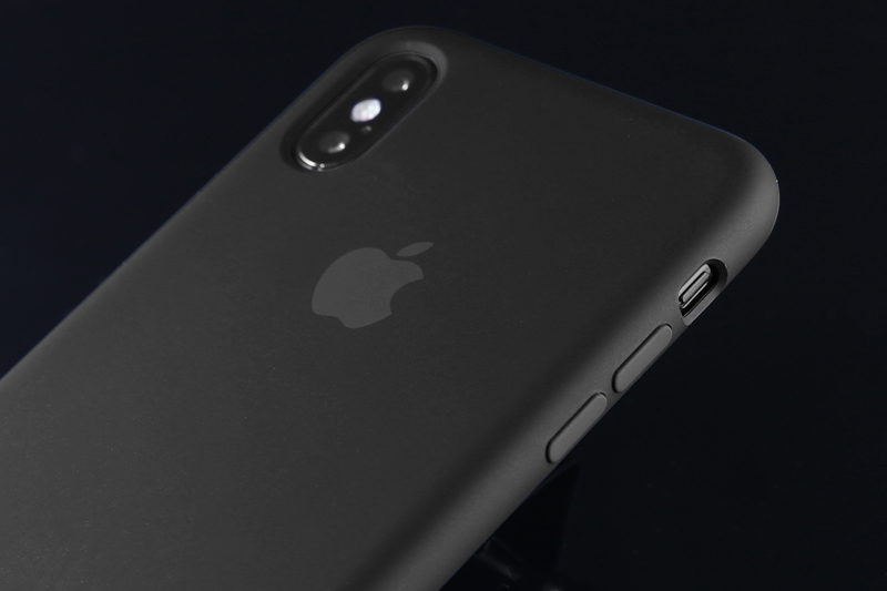 Ốp lưng iPhone X Silicone Apple MQT12 Đen Màu Đen