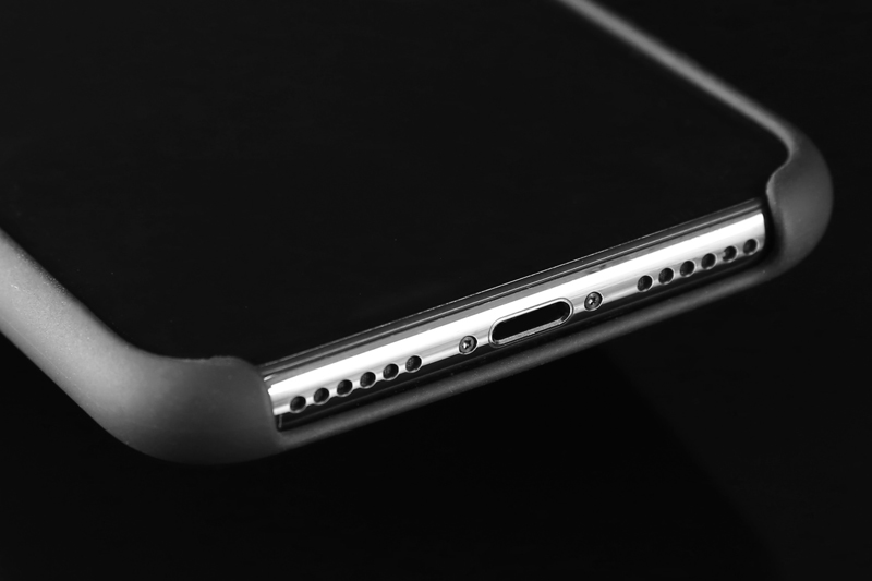 Ốp lưng iPhone X Silicone Apple MQT12 Đen Màu Đen