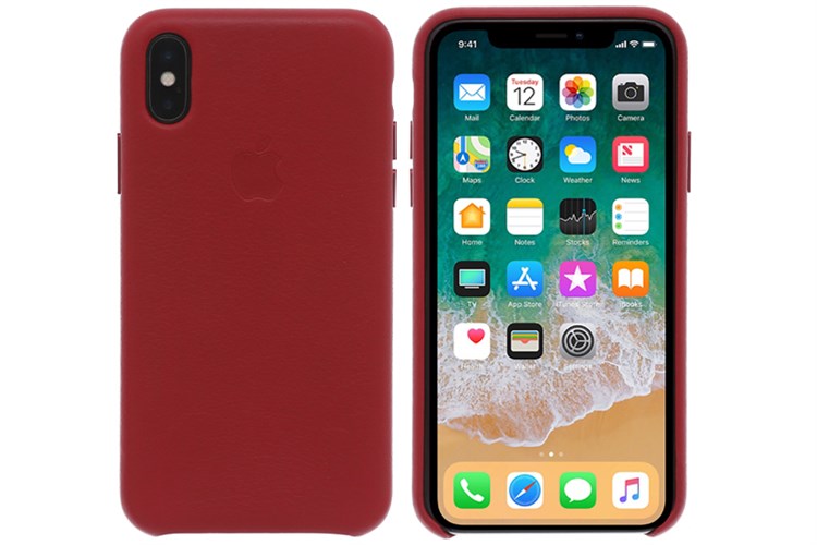 Ốp lưng iPhone X da Apple MQTE2 Đỏ Màu Đỏ