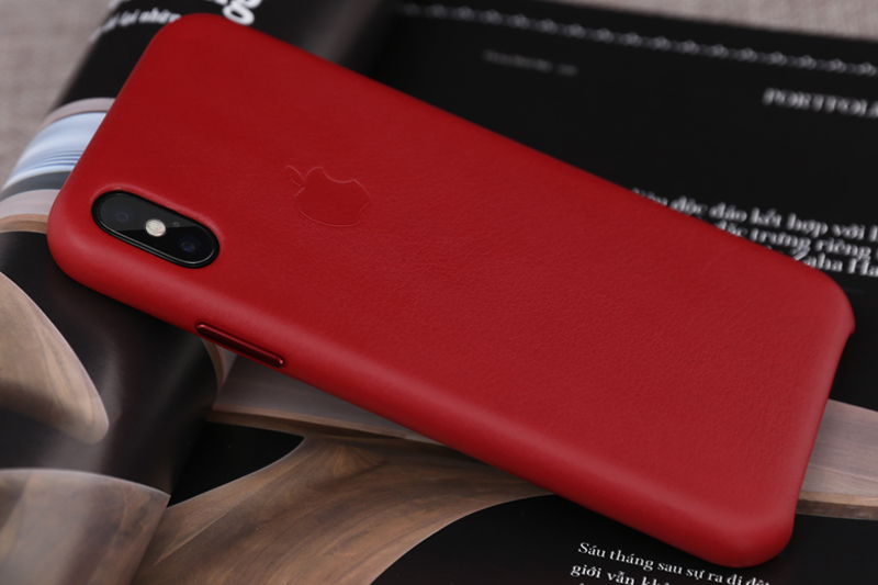 Ốp lưng iPhone X da Apple MQTE2 Đỏ Màu Đỏ
