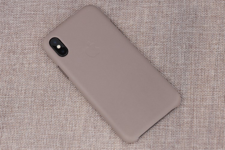 Ốp lưng iPhone X da Apple MQT92 Xám Nâu Màu Xám