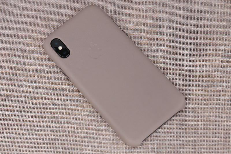 Ốp lưng iPhone X da Apple MQT92 Xám Nâu Màu Xám