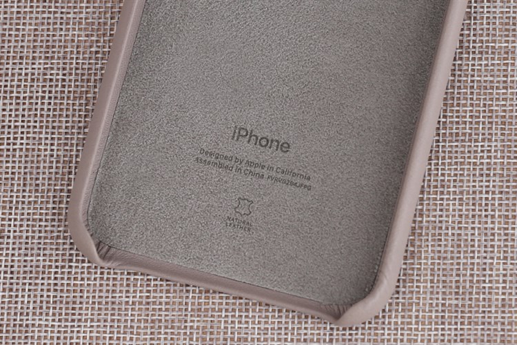 Ốp lưng iPhone X da Apple MQT92 Xám Nâu Màu Xám