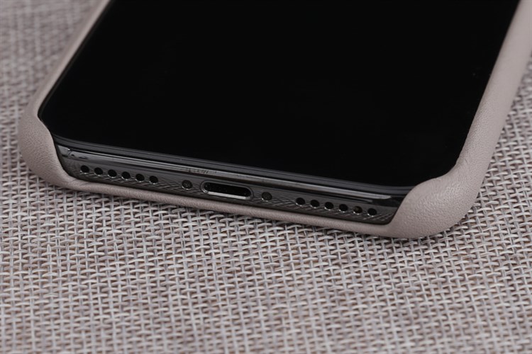 Ốp lưng iPhone X da Apple MQT92 Xám Nâu Màu Xám
