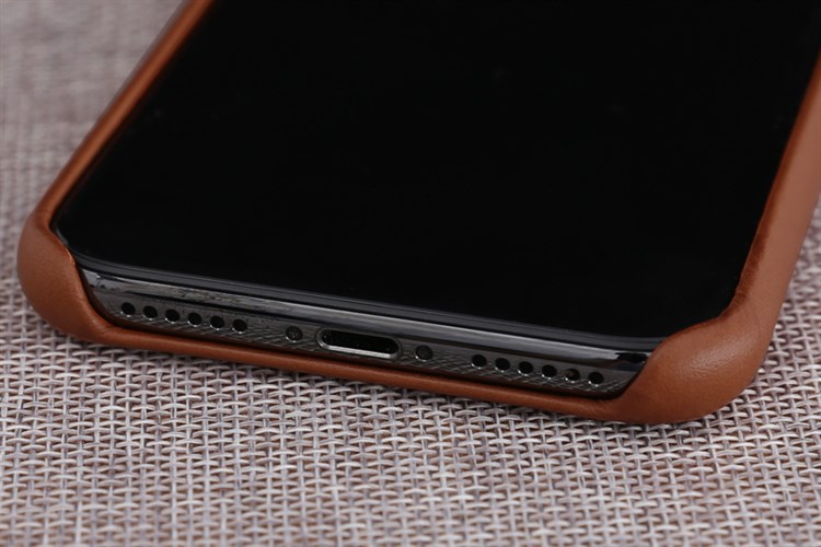 Ốp lưng iPhone X da Apple MQTA2 Vàng Da Bò Màu Vàng