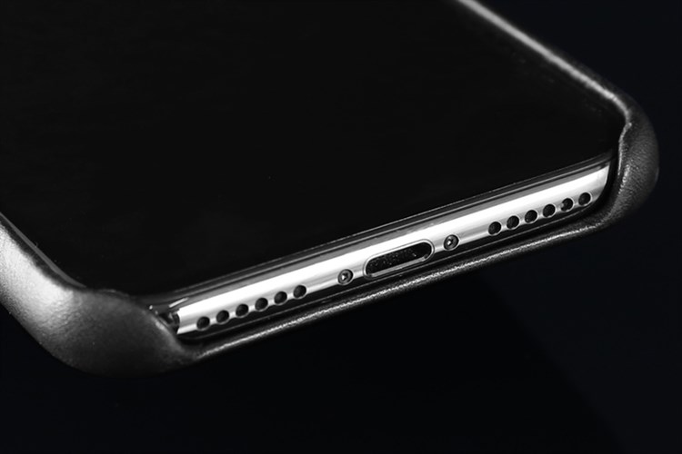 Ốp lưng iPhone X da Apple MQTD2 Đen Màu Đen