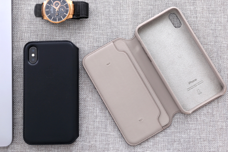 Ốp lưng iPhone X Nấp gập Folio Apple MQRY2 Màu Đen