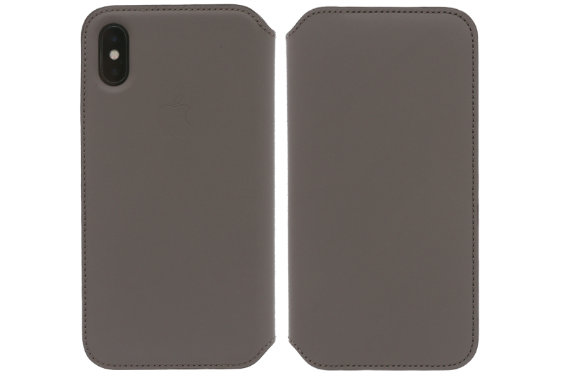 Ốp lưng iPhone X Nấp gập Folio Apple MQRY2 Màu Nâu