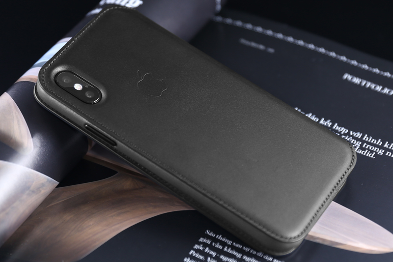 Ốp lưng iPhone X Nấp gập Folio Apple MQRY2 Màu Đen
