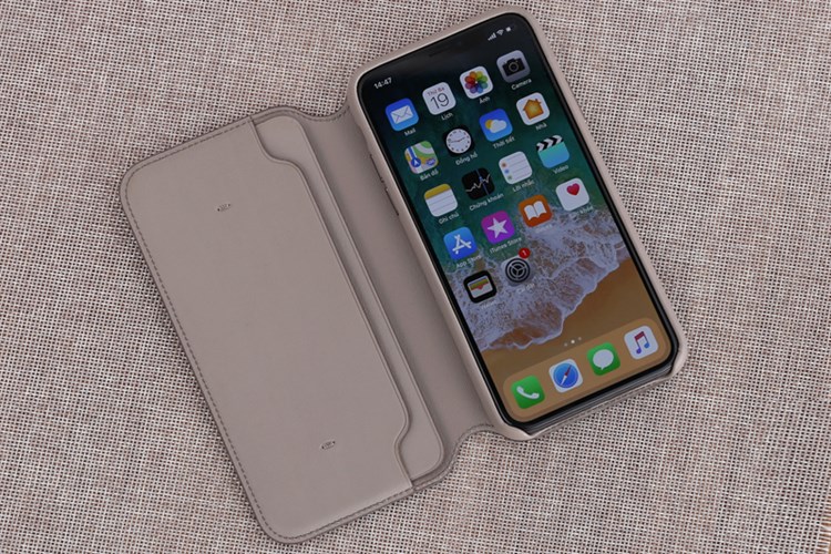 Ốp lưng iPhone X Nấp gập Folio Apple MQRY2 Màu Nâu