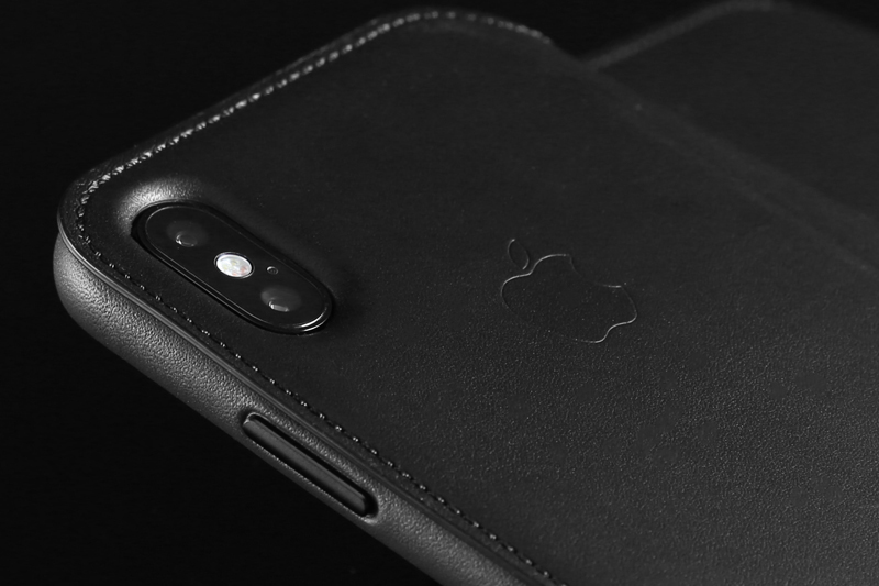 Ốp lưng iPhone X Nấp gập Folio Apple MQRY2 Màu Đen