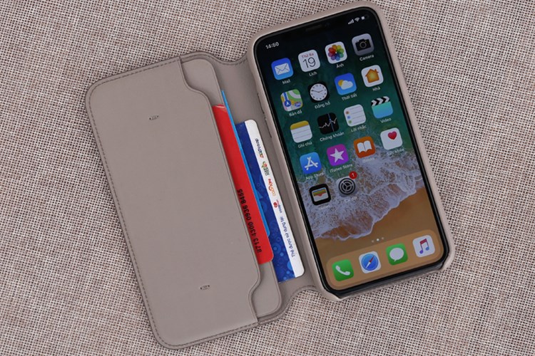 Ốp lưng iPhone X Nấp gập Folio Apple MQRY2 Màu Nâu