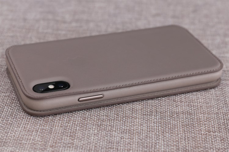 Ốp lưng iPhone X Nấp gập Folio Apple MQRY2 Màu Nâu