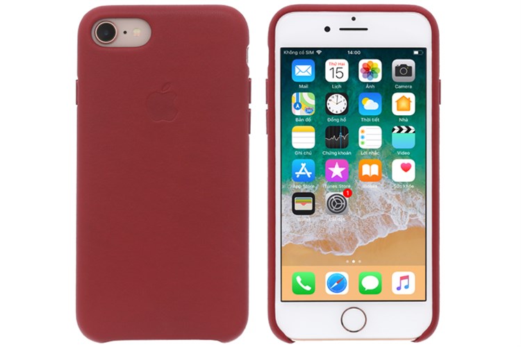 Ốp lưng iPhone 8 - iPhone 7 da Apple MQHA2 Đỏ Màu Đỏ