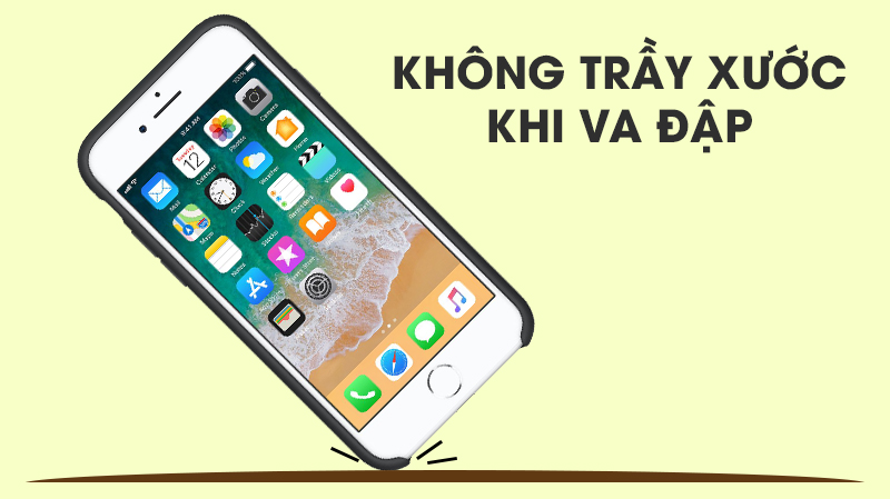 Ốp lưng iPhone 8 - iPhone 7 Silicone Apple MQGK2 Đen