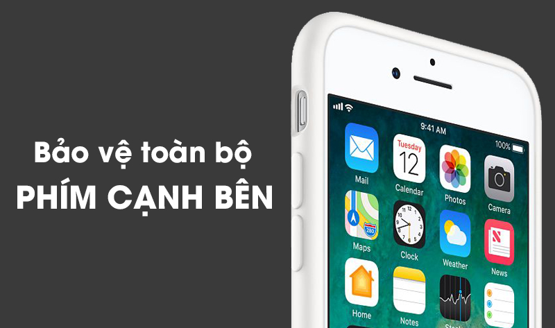 Ốp lưng iPhone 8 - iPhone 7 Silicone Apple MQGL2 Trắng