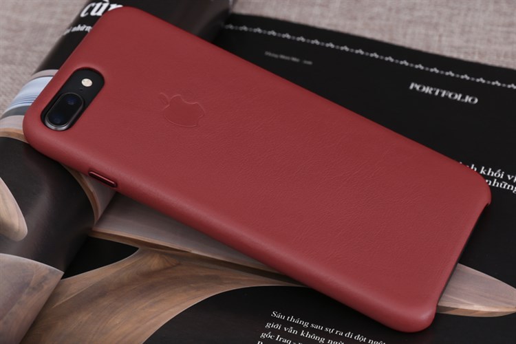 Ốp lưng iPhone 8 Plus - iPhone 7 Plus da Apple MQHN2 Đỏ Màu Đỏ