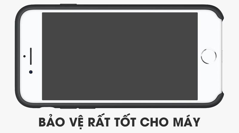 Ốp lưng iPhone 8 Plus - 7 Plus Silicone Apple MQGW2 Đen