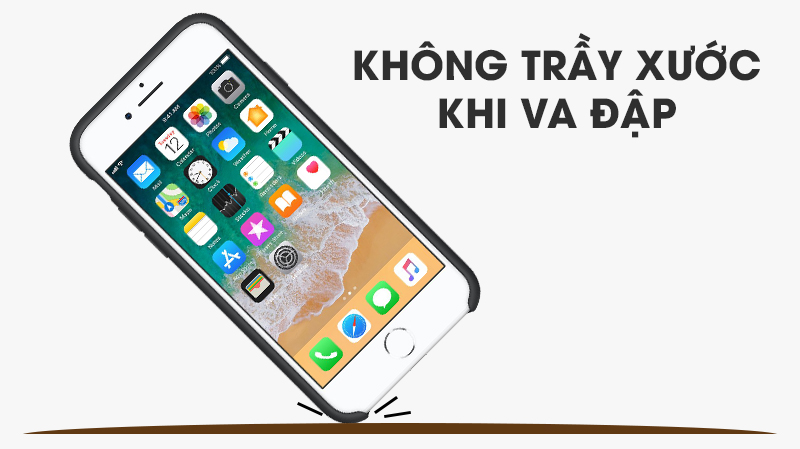 Ốp lưng iPhone 8 Plus - 7 Plus Silicone Apple MQGW2 Đen