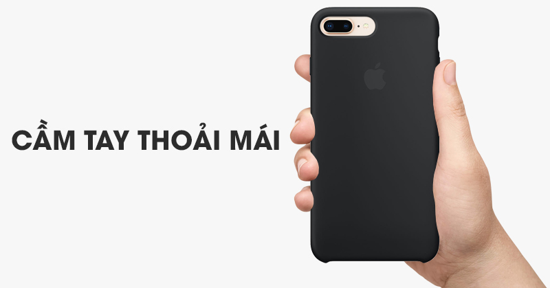 Ốp lưng iPhone 8 Plus - 7 Plus Silicone Apple MQGW2 Đen