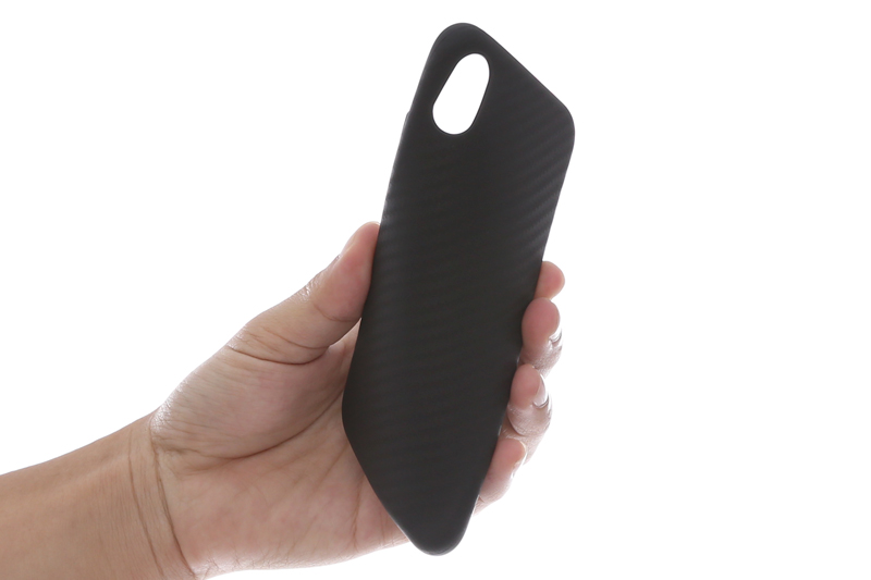 Ốp lưng iPhone X Nhựa dẻo Carbon Fibre COSANO