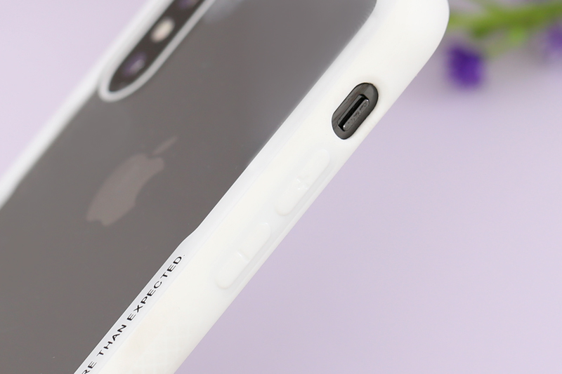 Ốp lưng iPhone X Nhựa dẻo Glass Simple