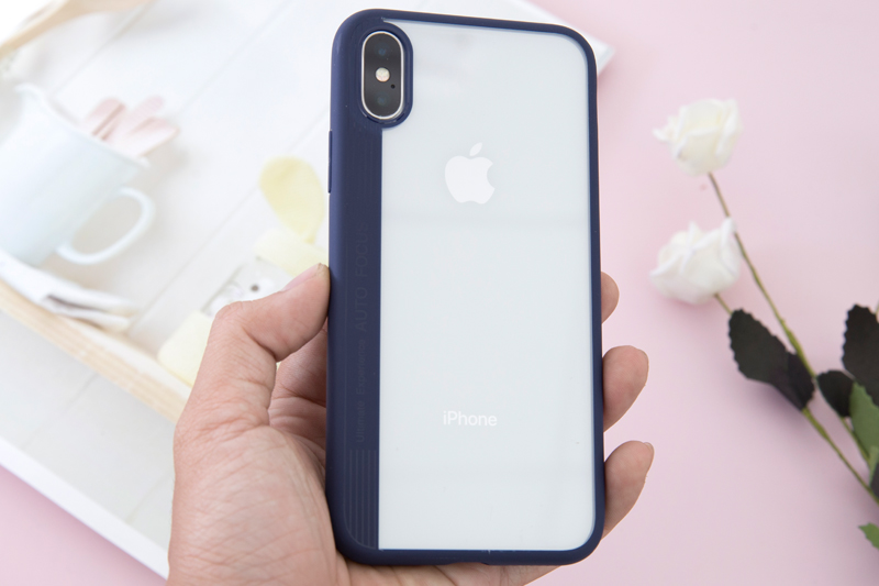 Ốp lưng iPhone X Nhựa dẻo viền cứng Pure V