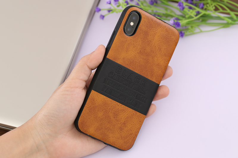 Ốp lưng iPhone X Nhựa cứng viền dẻo Mixture Skin PU COSANO