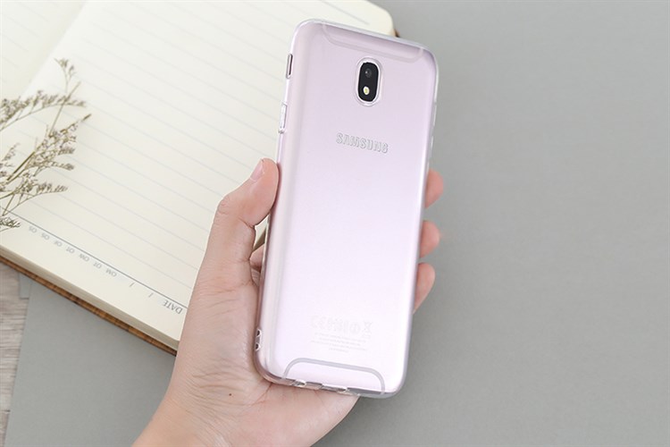 Ốp lưng Galaxy J7 pro Nhựa dẻo COSANO Nude Màu Trắng