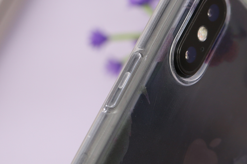 Ốp lưng iPhone X Nhựa dẻo in hình Transparent COSANO Hoa