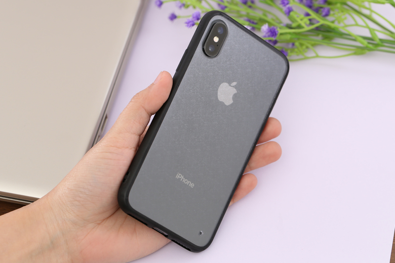 Ốp lưng iPhone X Nhựa cứng viền dẻo Skittles JM Pbag