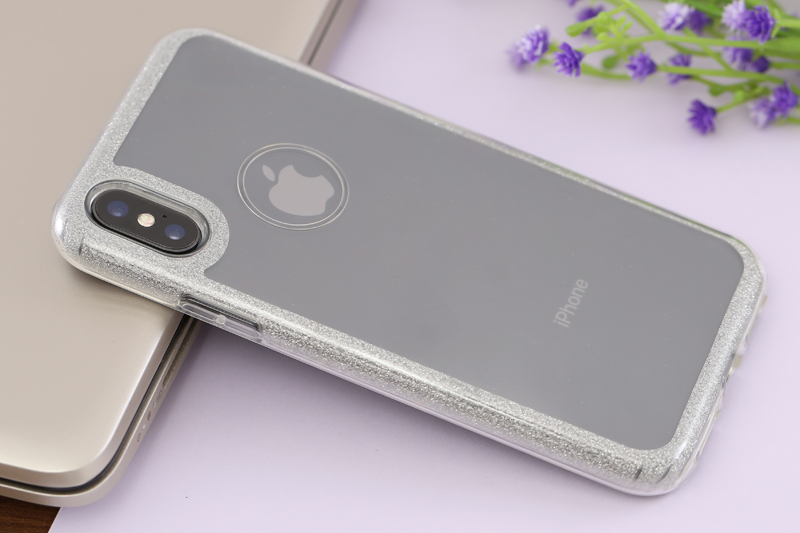 Ốp lưng iPhone X Nhựa dẻo viền cứng SHINING OSMIA